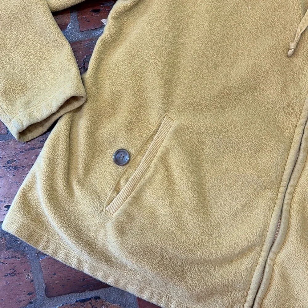 Lands' End Ribbed cowl neck fleece Jacket szL - Picture 7 of 11